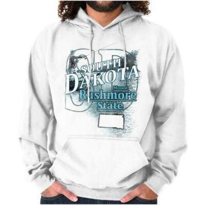 South Dakota Fishing Lake Souvenir Travel SD Adult Long Sleeve Hoodie Sweatshirt