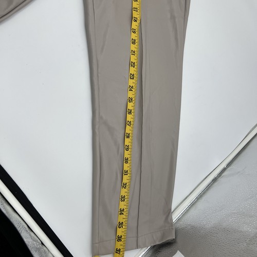 Maison d' Amelie Paris Beige Faux Leather Pants size 6 - Picture 7 of 11