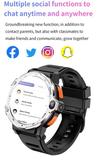 4G SMART WATCH 64GB 1.54” Screen Android OS V8.1. 200W+800W HD Dual Camera, GPS - Picture 10 of 26