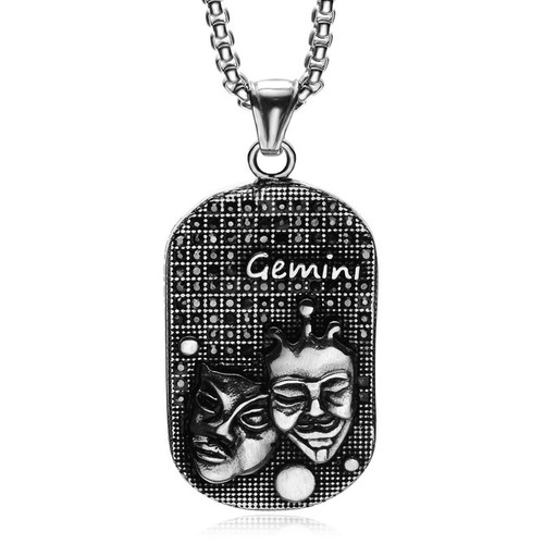 Sternbild Horoskop 12 Sternzeichen Anhänger Halskette 14K Gold Silber Schmuck - Bild 22 von 36