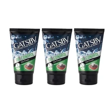 Gatsby Japan Cooling Face Wash - Oil Control, 50ml (Set of 3)