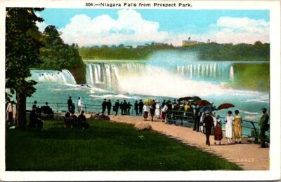 Vintage Postcard Grand View from Prospect Point Niagara Falls New York NY  13281