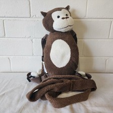 Gold Bug Monkey Harness Buddy 2 In 1 Child Safety Leash 11" Backpack w/Pouch
