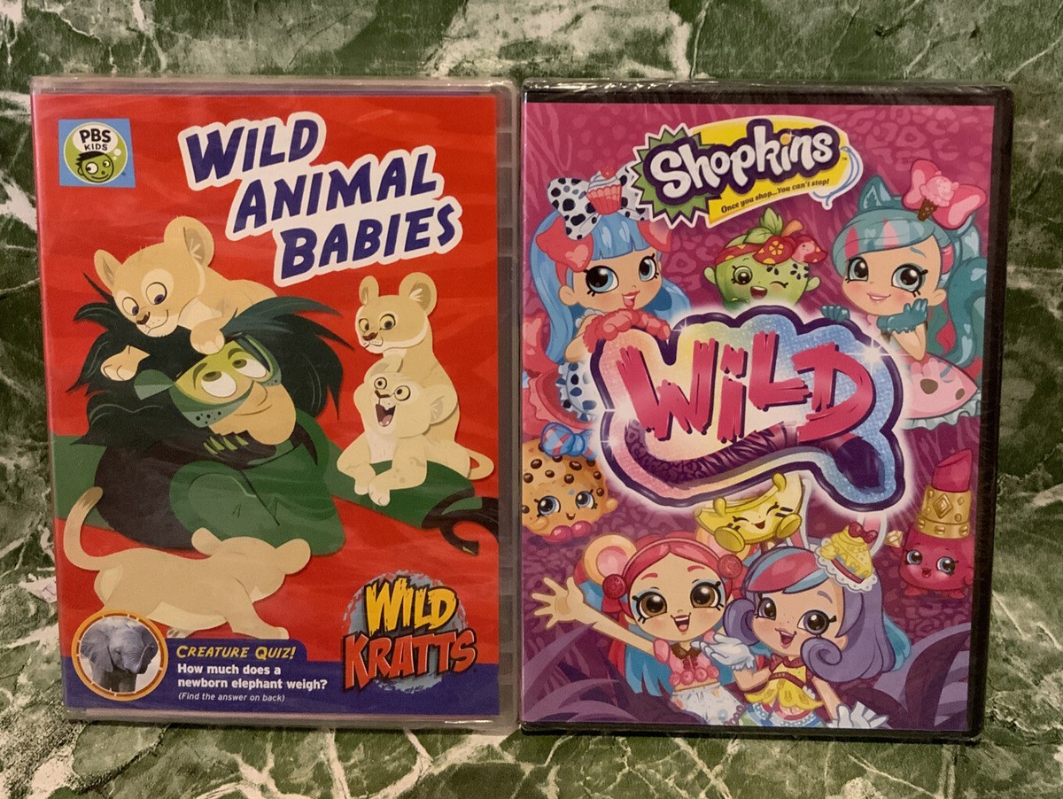 🌎 Wild Kratts: Wild Animal Babies And Shopkins Wild,New