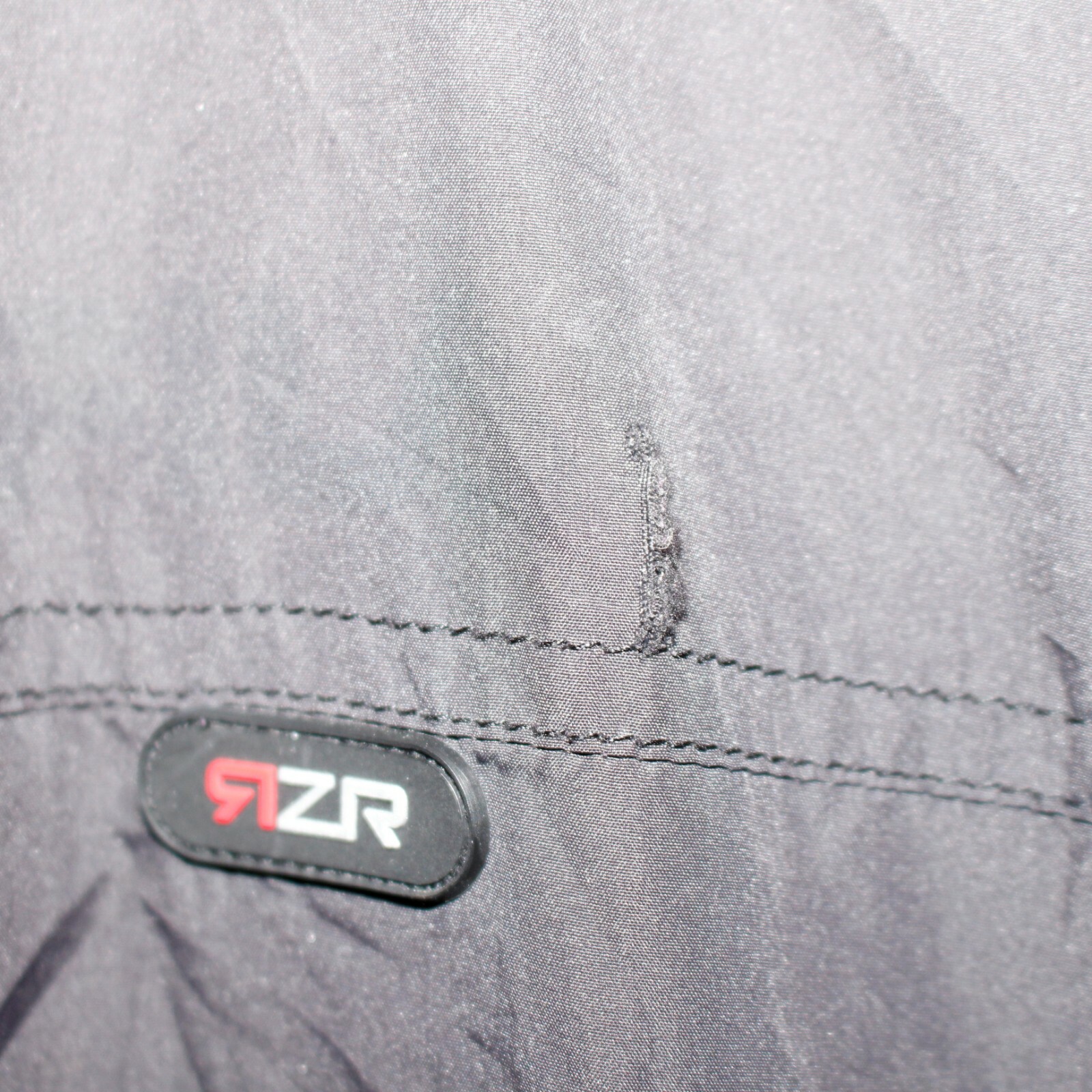 Giacca a vento Fila zip cappuccio regolabile polsino manica vita tasche taglia L