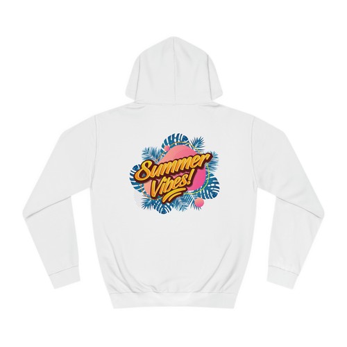 Summer Waves - Felpa con cappuccio universitaria unisex - Foto 6 di 29