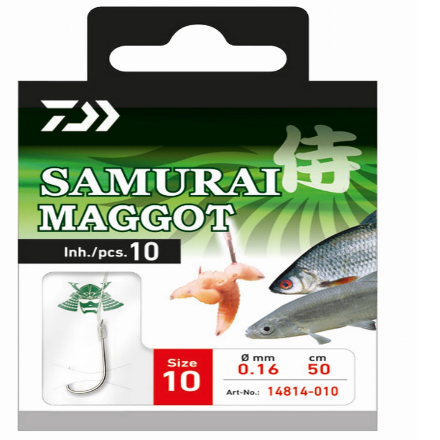 Daiwa Samurai Madenhaken Vorfachhaken fertig gebundene Haken 2090₽