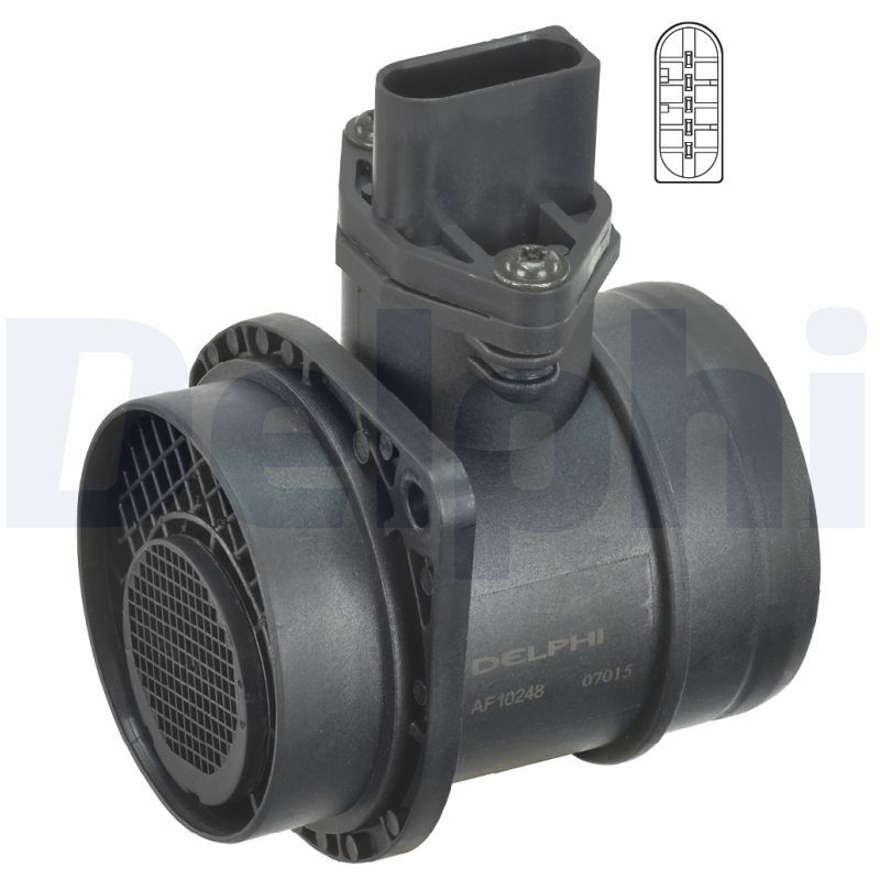 Débitmètre de masse d'air DELPHI pour réparer l'admission d'air de VW TOURAN VAN
