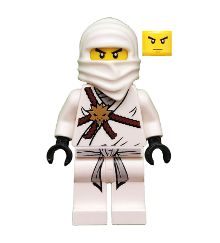 Lego Zane 2507 2506 2504 The Golden Weapons Ninjago