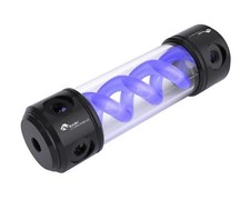 Bykski 50mm Cylindrical DNA Reservoir - Black POM - 190mm w/LED strip CT-DNA...
