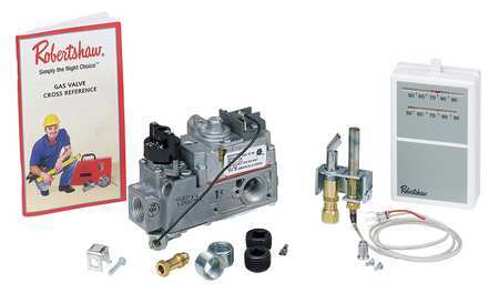 ROBERTSHAW 710-296 Gas Valve,750mV,Single,NPT 44C529 - Bild 2 von 2