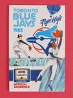 1985 Toronto Blue Jays Official Baseball Schedule  - Labatt's - MINT