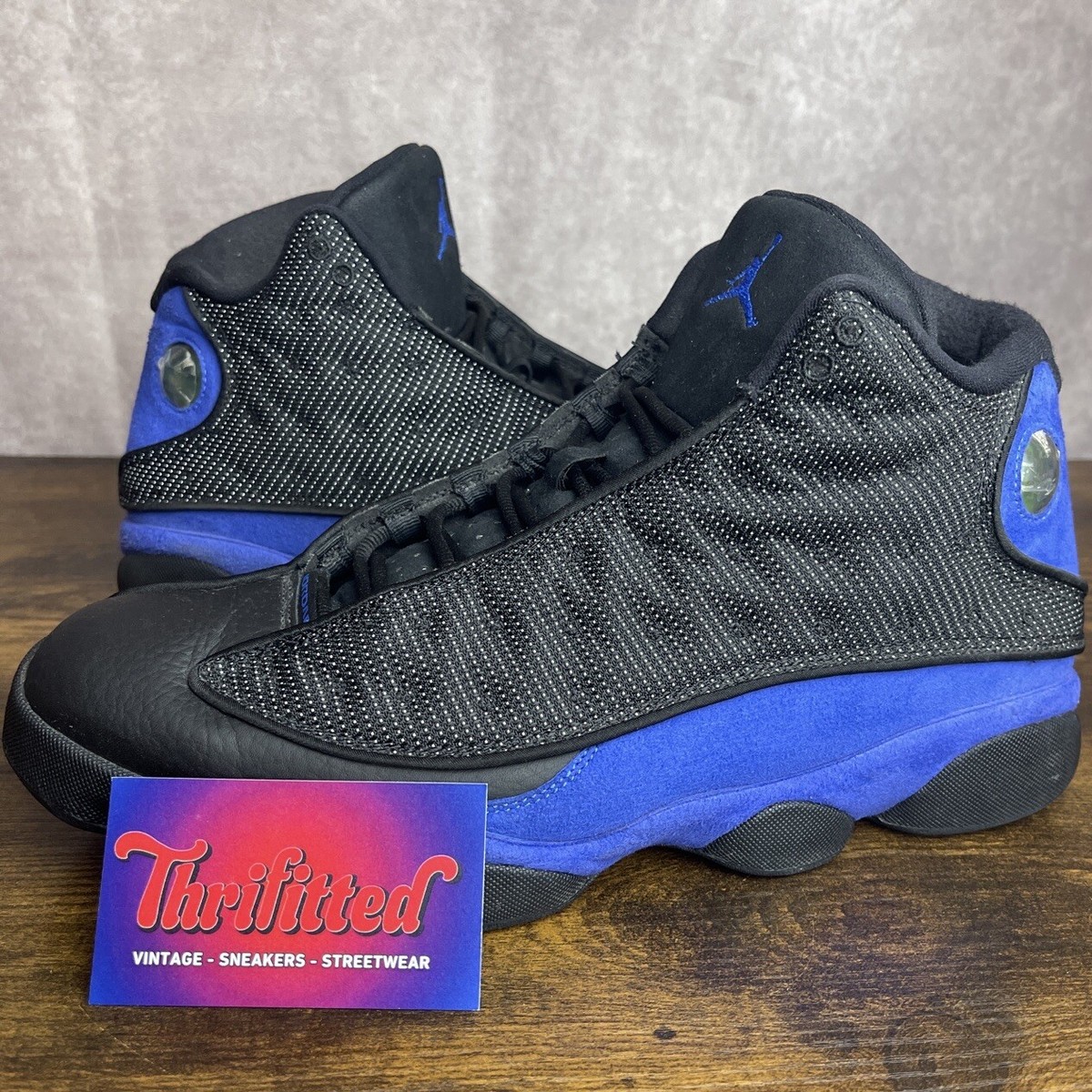 Jordan 13 Retro Hyper Royal 2020 Size 12 414571-040 Black Blue OG
