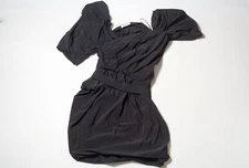 LANVIN for H&M Limited Edition Black Party Puff Mini Dress Size 40