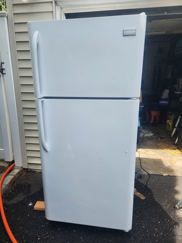 Frigidaire Refrigerator. Top freezer bottom refrigerator