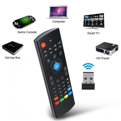 MX3 2.4G Wireless Air Fly Mouse Motion Sensing Infrarot Fernbedienung Für TV BHC