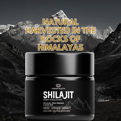 Shilajit Harz REINES Himalaya Shilajit 100% GOLD STANDARD Ergänzung
