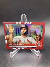 2023 Big League Base Super Rare Red Foil #296 Paul Goldschmidt - Cardinals