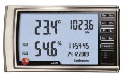Testo 0560 6220 Hygrometer with Pressure Indicator, 0 to 100 Percent RH Range