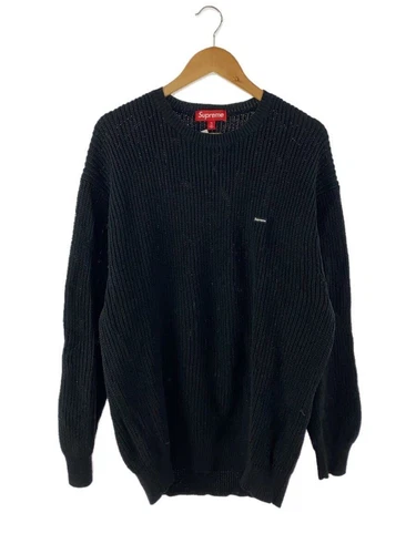 Pull tricot Supreme (mince XL coton noir occasion