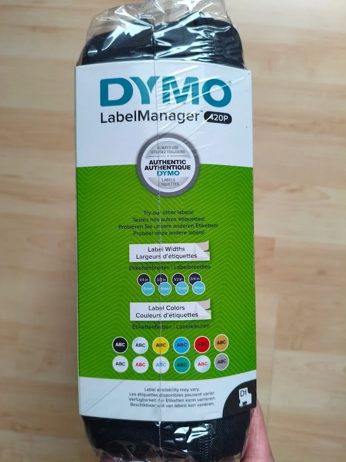 DYMO LabelManager 420P Set Beschriftungsgerät schwarz im Koffer -NEU- - Bild 3 von 4