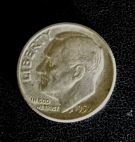 SELLING AS SHOWN - 1959 P ROOSEVELT DIME *** 90% SILVER *** 580