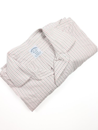 Brooks Brothers 1818 Regent Pink Blue Check Non-Iron L/S Men's Size 16.5 / 33 - Picture 3 of 6