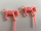 Vtg. Lot Of 50 Hard Plastic Cake Toppers For The Cake Decorator-Animals/Flowers — photo 2