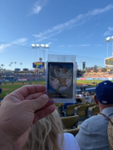 2026 Dodgers x One Piece Night Promo Card Monkey D Luffy SGA - FREE SHIPPING