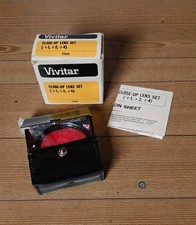 Vintage Vivitar 52MM Close Up Lens Set 1 2 4 Japan NOS Sealed Lenses