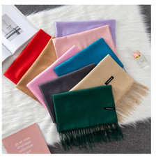 Pure Cashmere Scarf Women Ladies Winter Warm Long Soft Wool Shawl Wrap Knit UK