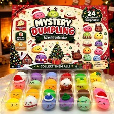 Christmas Dumpling Squishy Advent Calendar 24...