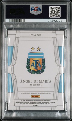 ANGEL DI MARIA 2022 National Treasures Legendary Signatures AUTO 