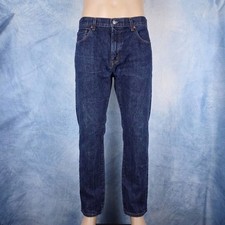 Levis 517 Mens Dark Wash Bootcut Denim Jeans W34 L32 Indigo Blue 517-0217