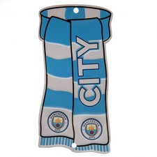 Image of Manchester City FC - Show Your Colours Window Sign - Metal Signs - F300z
