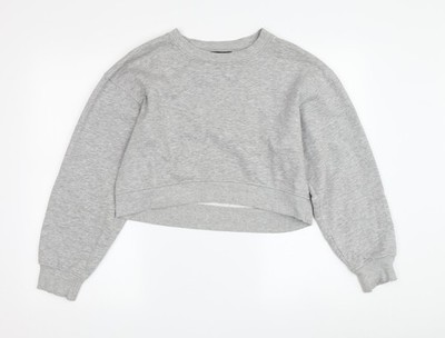 Zara Pullover Sweatshirt Grau Damen S