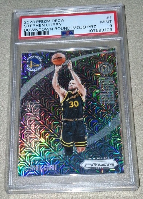 2023-24 Panini Prizm Deca Stephen Curry #1 Mojo Prizm /25