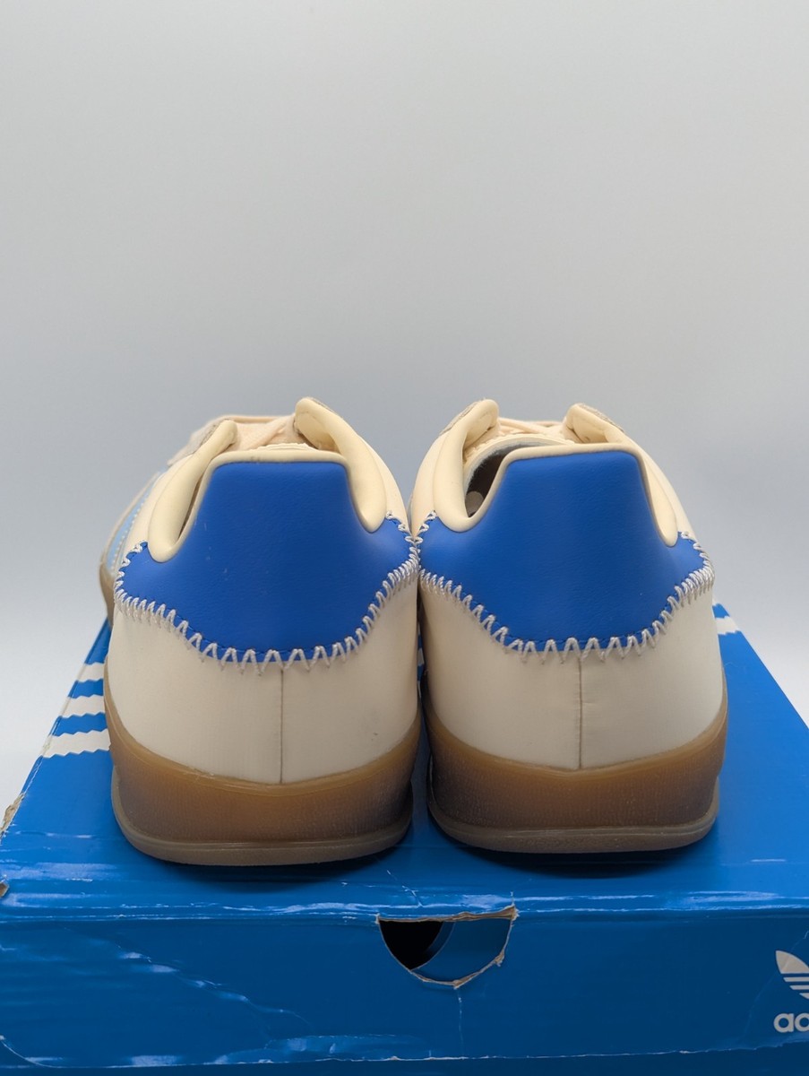 Mens Size 13 - Adidas Gazelle Indoor JI2004 Off-White Blue Gum