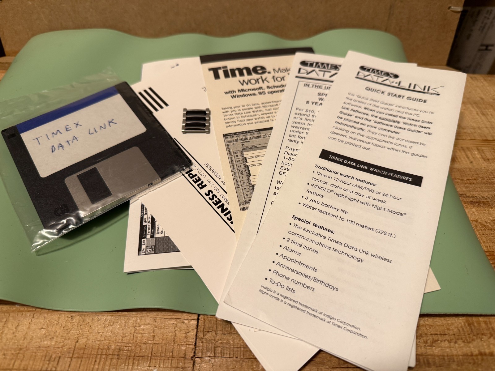 Microsoft Timex Datalink Watch - Box Software & P… - image 7