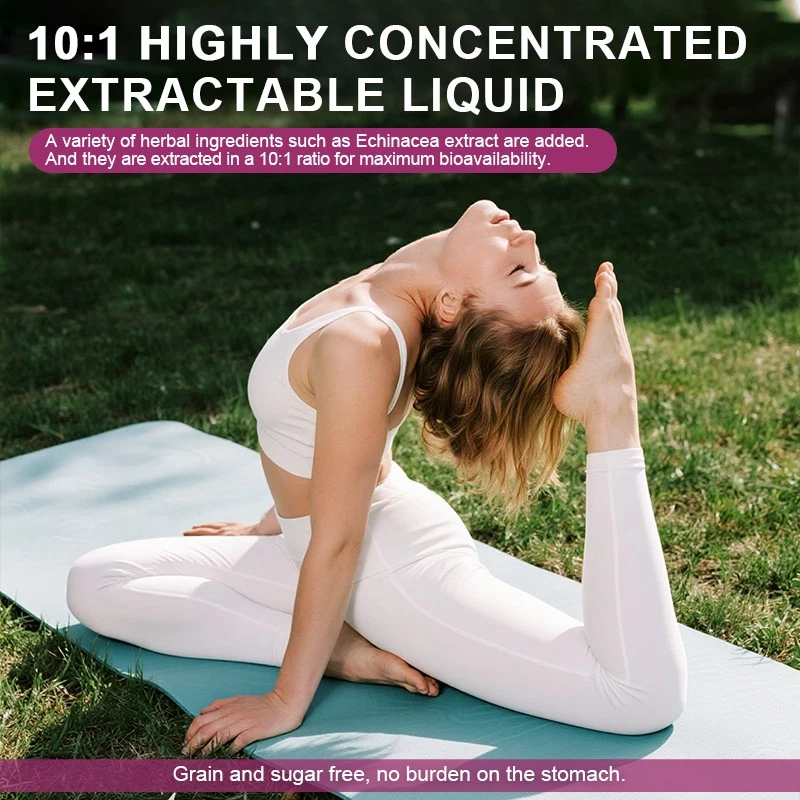 Gotas suplementos de drenaje linfático para inmunología, sistema linfático, limpieza, desintoxicación 2fl Foto 4 de 4