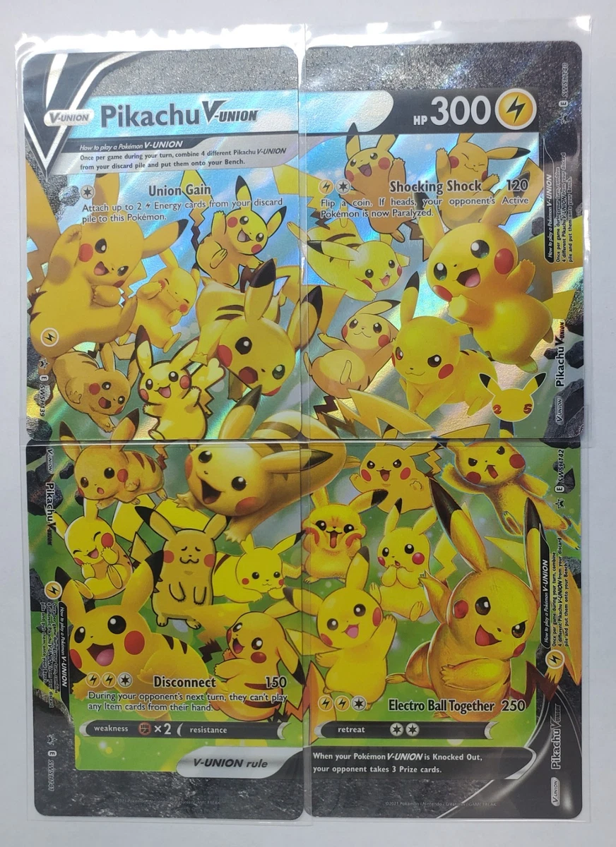 Pikachu V-Union Pokémon TCG Cards for sale | eBay