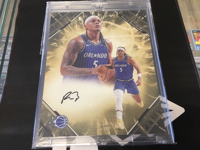Paolo Banchero 2025 Fanatics Under Wraps Emanate Gold Auto /50 Signed