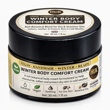 Winter Body Cream Arnica Shea Butter Vegan Moisturiser Dry Sensitive Skin 30ml
