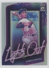 2021 Panini Donruss Optic Lights Out Holo Prizm Sandy Koufax #LO3 HOF 0c2