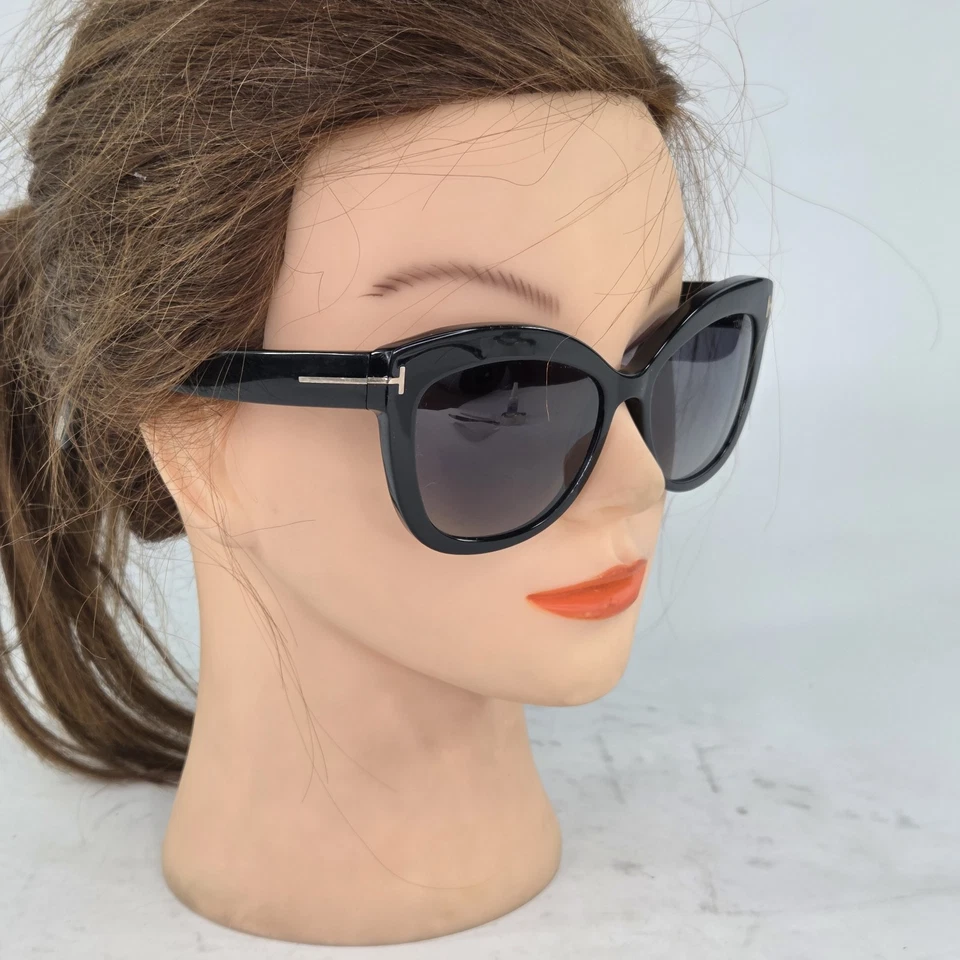 Tom Ford TF524 Polarized Alistair Womens Sunglass 50#16 140 3P Black 56-16 Italy - Image 4 of 4