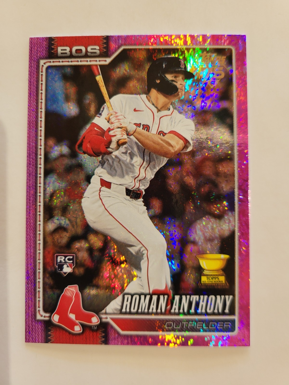 2026 Topps Series 1 - Roman Anthony (RC) Pink Holo Foil SP #189