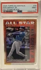 Topps 2025 Ken Griffey Jr. Chrome Silver Pack Black Refractor /10 PSA 9   POP1