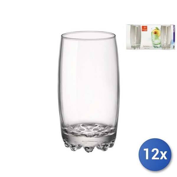 12X Packungen 3 GläSer Aus Glas Galaxie GeträNk 41 Cl Transparent Bormioli-image