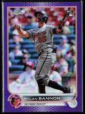2022 Topps Chrome Update #USC148 Rylan Bannon Purple Refractor (RC)