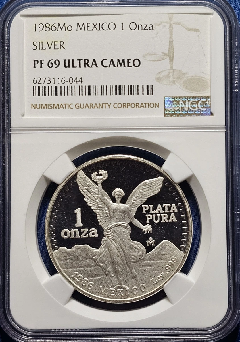 Grade PR 69 1 oz Precious Metal Content per Unit 1986 Silver